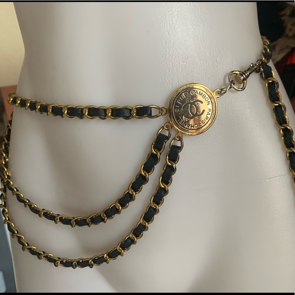 Chanel 31 rue cambon Paris iconic vintage chain belt 1954 series good condition - Picture 4 of 11